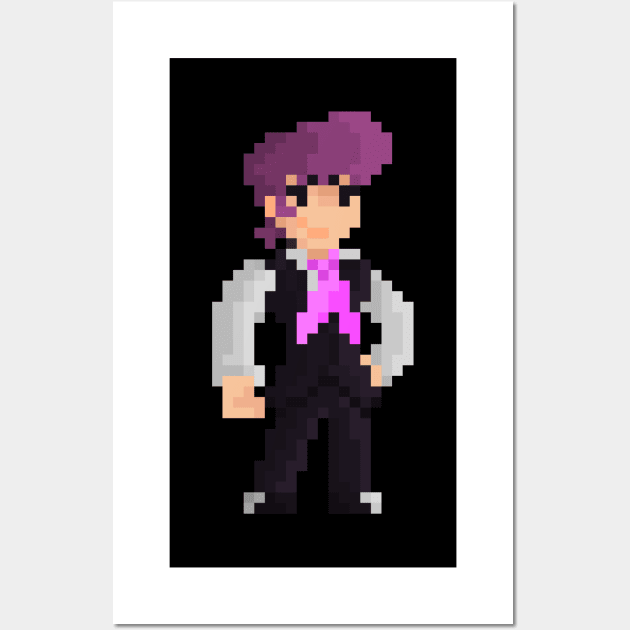 Pixel Lewis Wall Art by namdecent